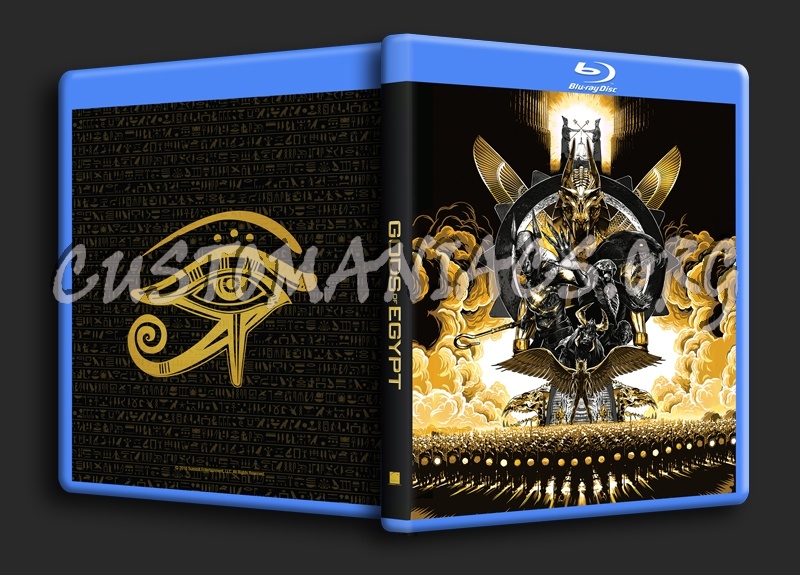 Gods of Egypt Steelbook blu-ray cover