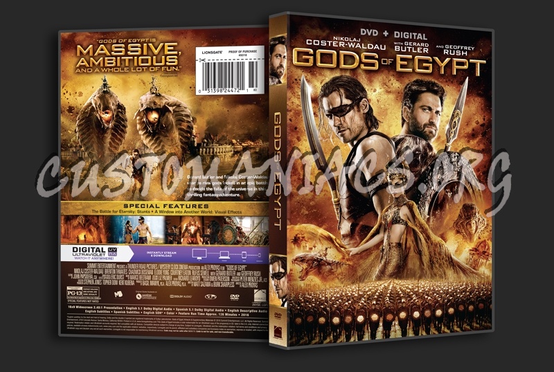 Gods of Egypt dvd cover