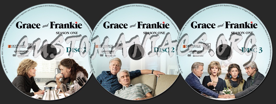 Grace and Frankie Season 1 dvd label