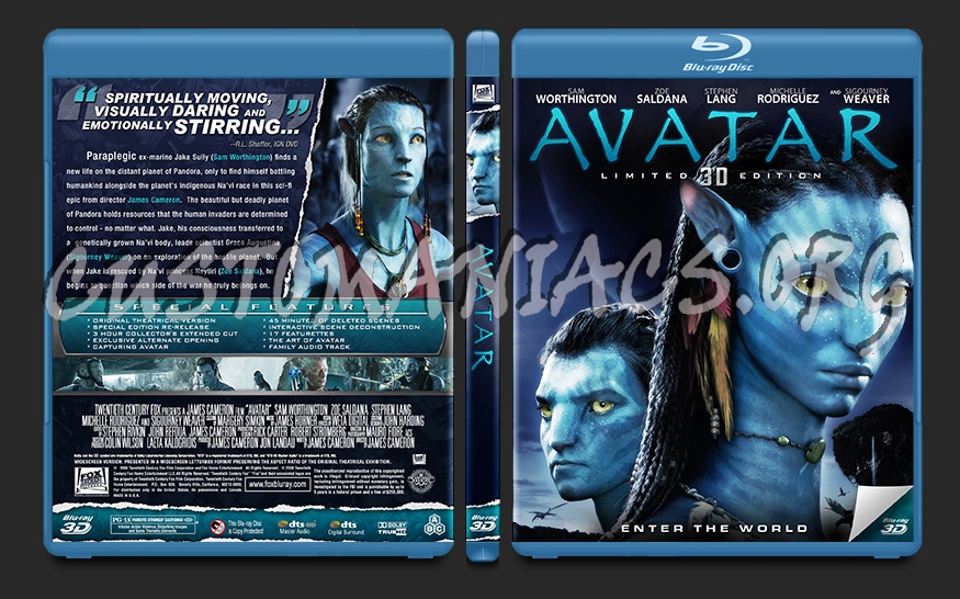 Avatar blu-ray cover