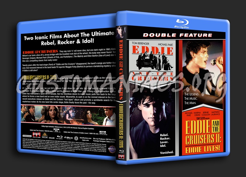 Eddie And The Cruisers 1 & 2 Double Feature dvd cover