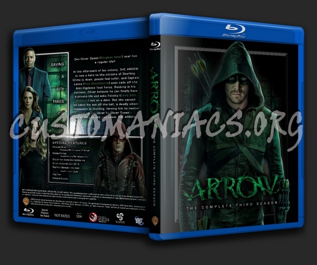 Arrow - Season 3 blu-ray cover
