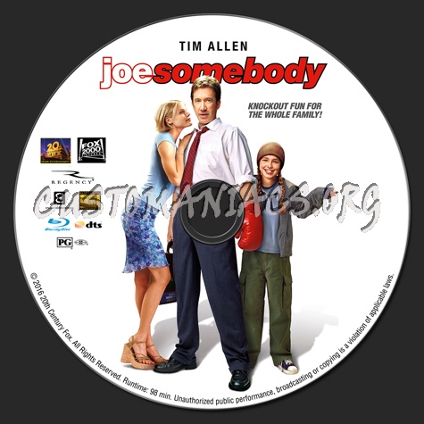 Joe Somebody blu-ray label