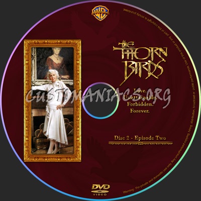 The Thorn Birds dvd label