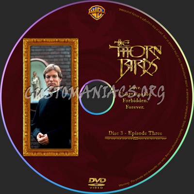 The Thorn Birds dvd label
