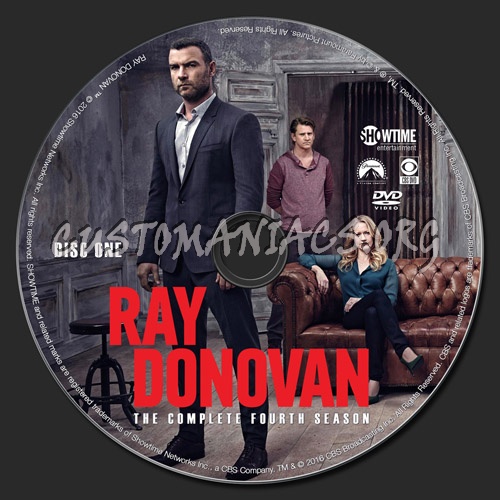 Ray Donovan - Season 4 dvd label