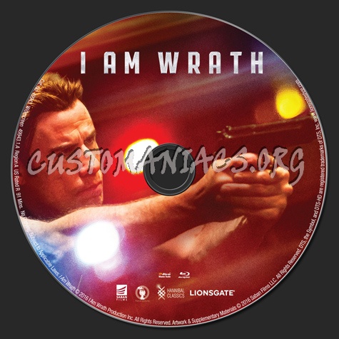 I Am Wrath blu-ray label