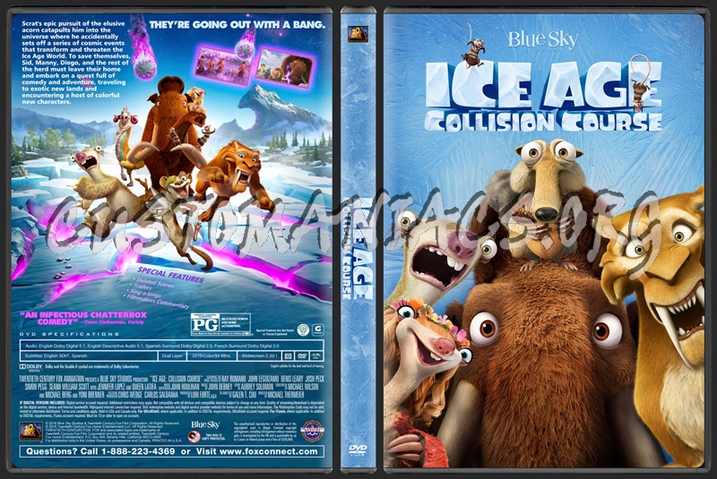 Ice Age: Collision Course dvd cover