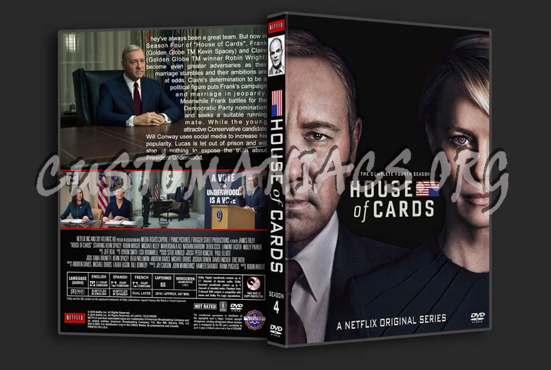 House of Cards - Season 4 dvd cover