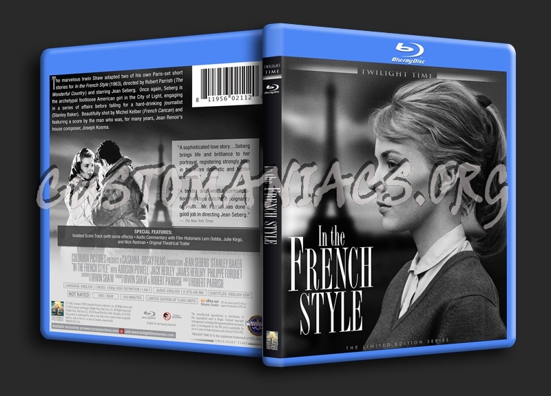 In the French Style blu-ray cover