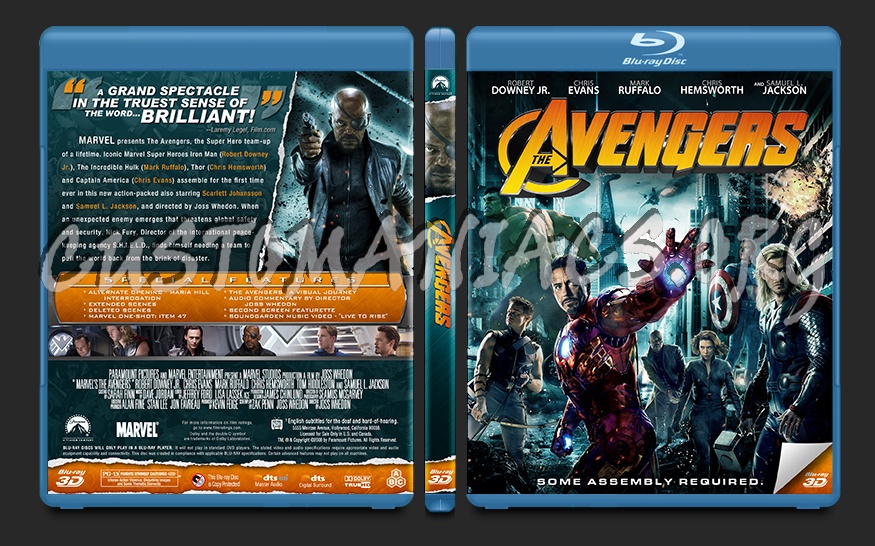 The Avengers blu-ray cover