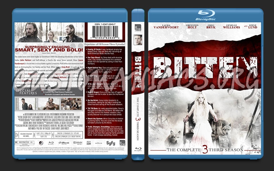 Bitten Season 3 blu-ray cover