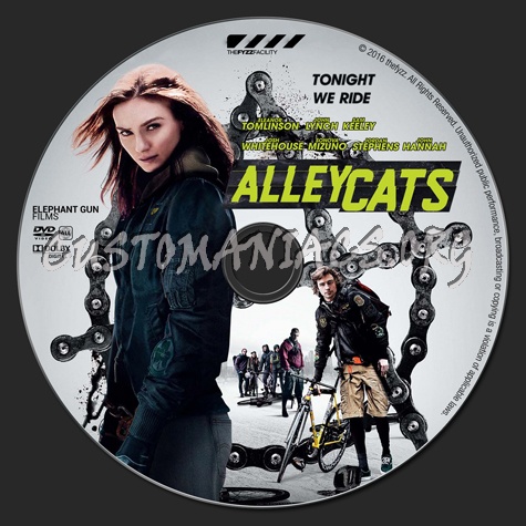 Alleycats dvd label