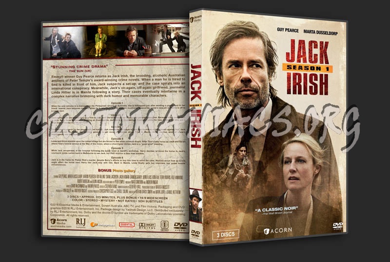 Jack Irish - Season 1 dvd cover