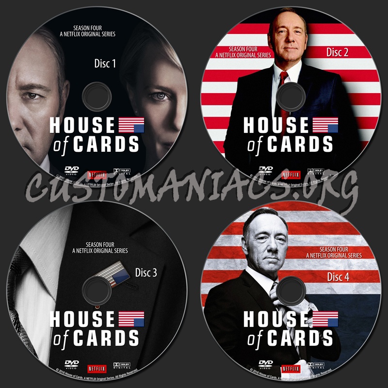 House of Cards - Season 4 dvd label