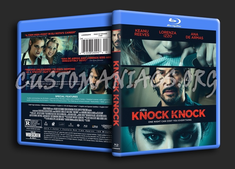 Knock Knock (2016) blu-ray cover
