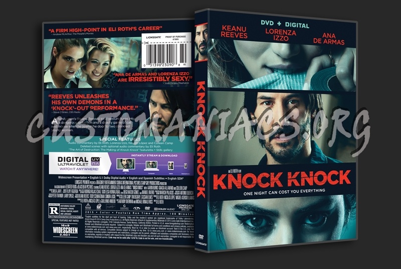 Knock Knock (2016) dvd cover
