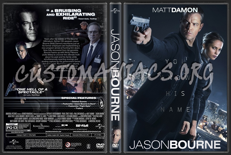 Jason Bourne dvd cover