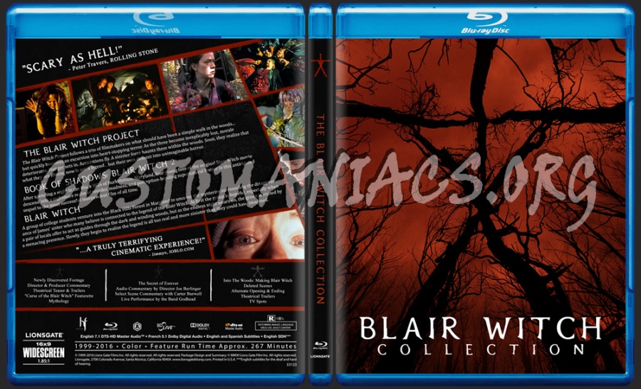 The Blair Witch Collection blu-ray cover