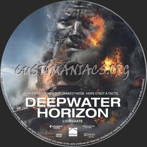 Deepwater Horizon dvd label