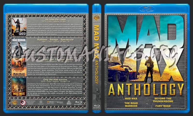 Mad Max Anthology blu-ray cover