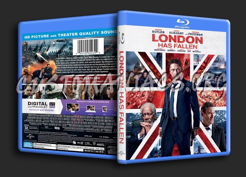 London Has Fallen blu-ray cover