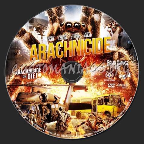 Arachnicide dvd label