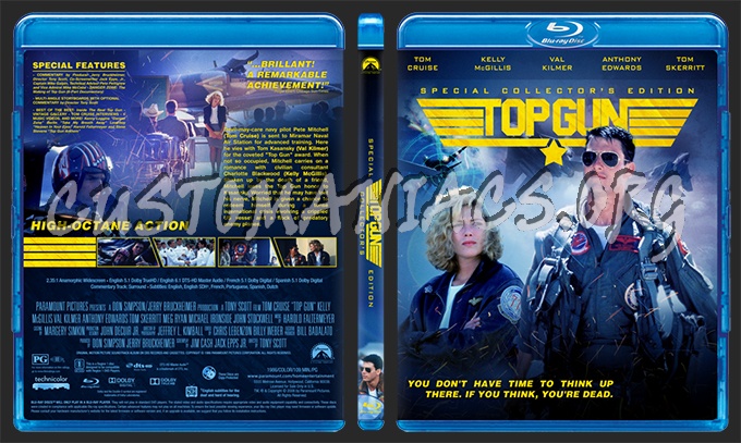 Top Gun blu-ray cover