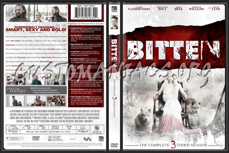 Bitten Season 3 dvd cover