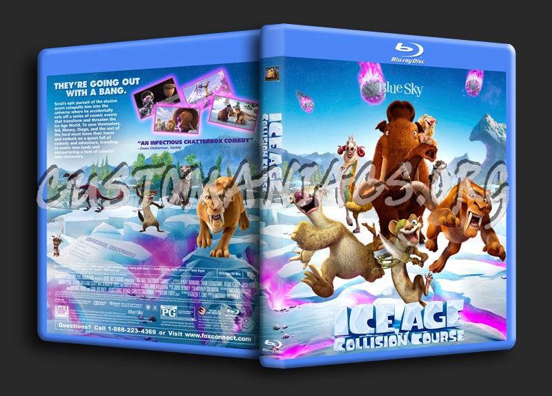 Ice Age: Collision Course dvd cover