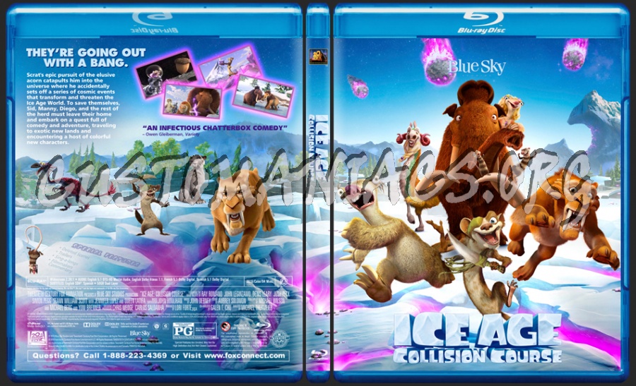 Ice Age: Collision Course dvd cover