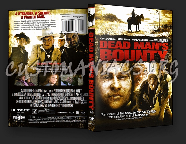 Dead Man's Bounty dvd cover