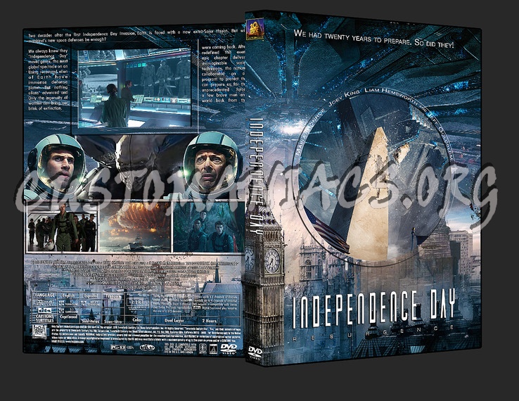 Independence Day: Resurgence dvd cover