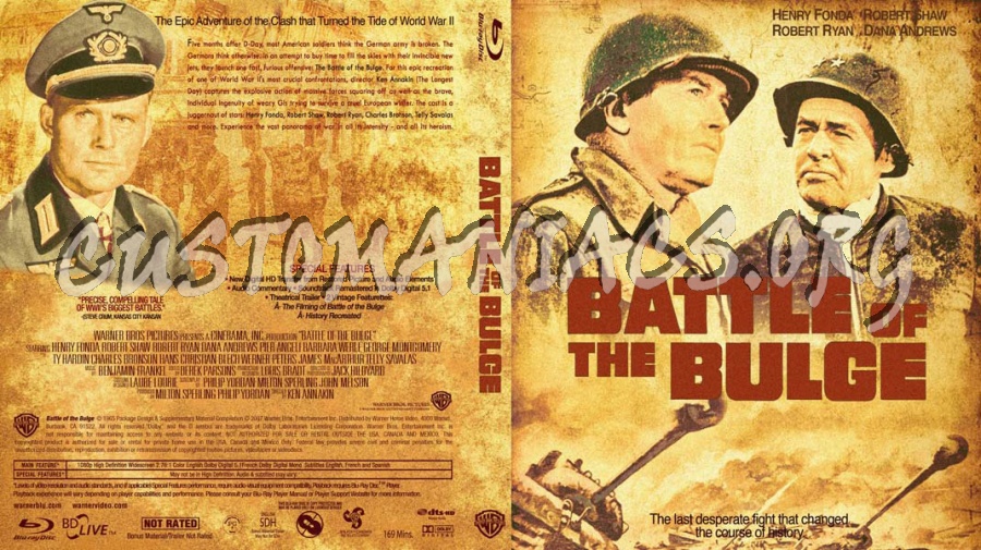 Battle of the Bulge blu-ray cover