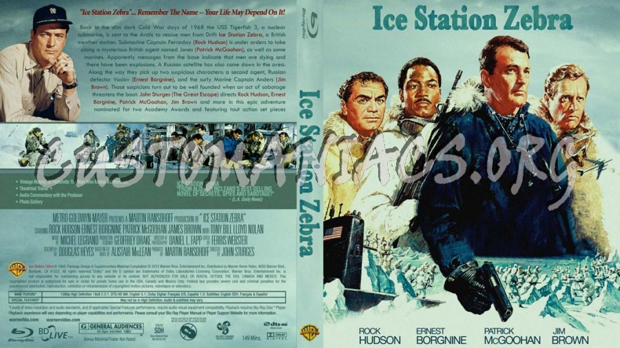 Ice Station Zebra Blu Ray Cover Dvd Covers Labels By Customaniacs Id Free Download Highres Blu Ray Cover