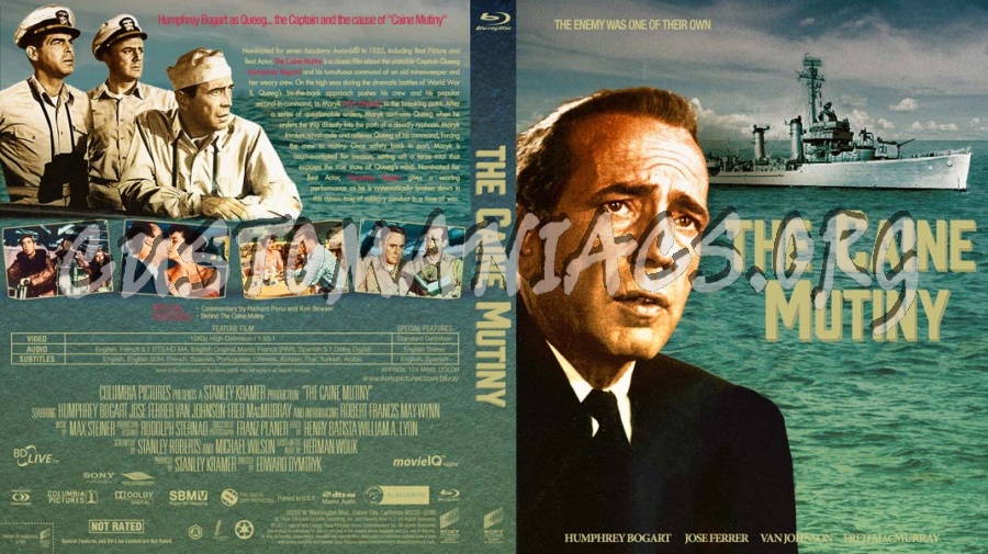 The Caine Mutiny Blu Ray Cover Dvd Covers Labels By
