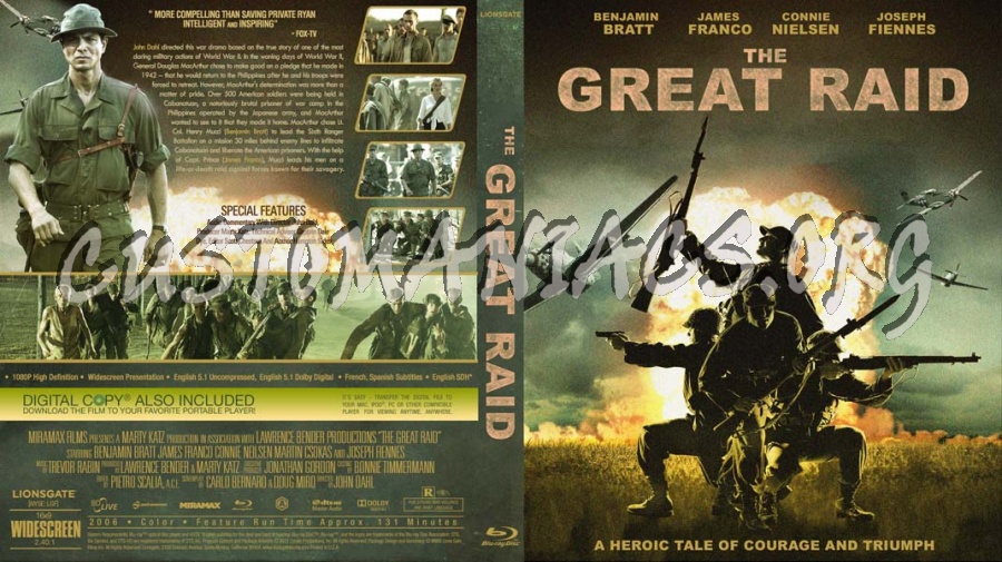 The Great Raid blu-ray cover