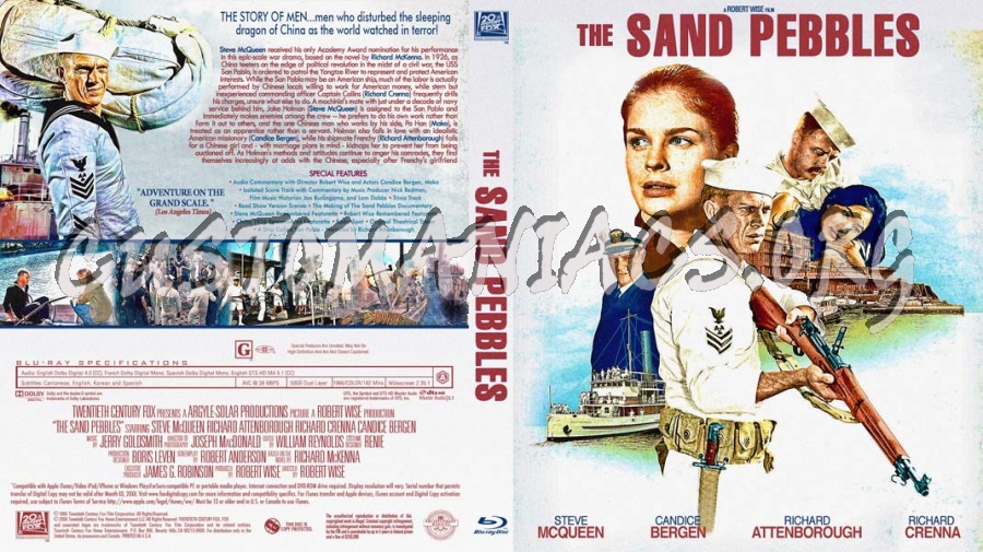 The Sand Pebbles blu-ray cover