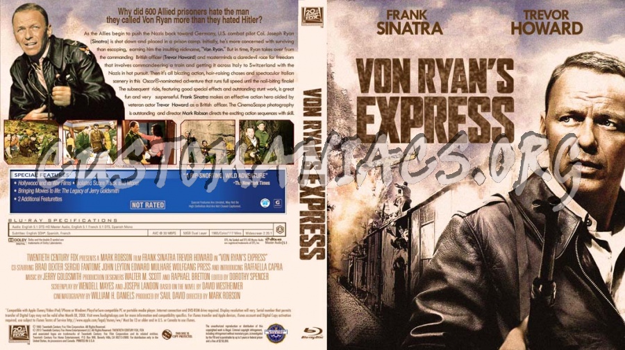 Von Ryan's Express blu-ray cover