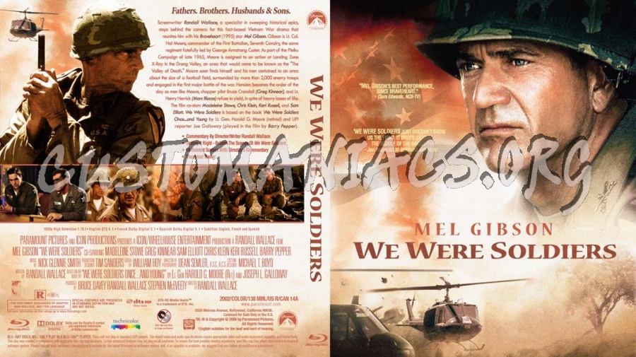 We Were Soldiers blu-ray cover