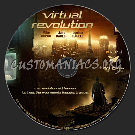 Virtual Revolution dvd label