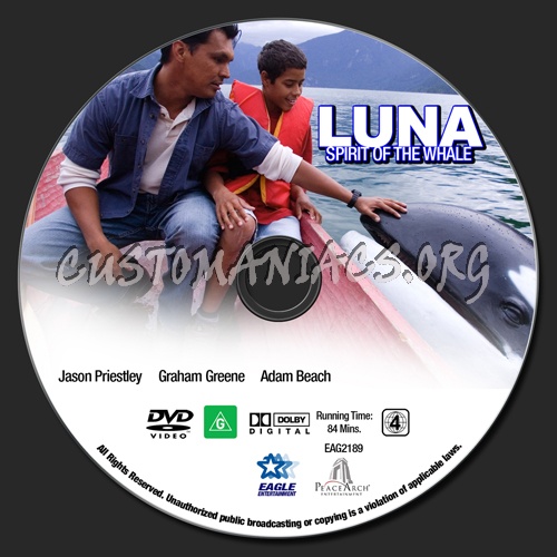 Luna: Spirit Of The Whale dvd label