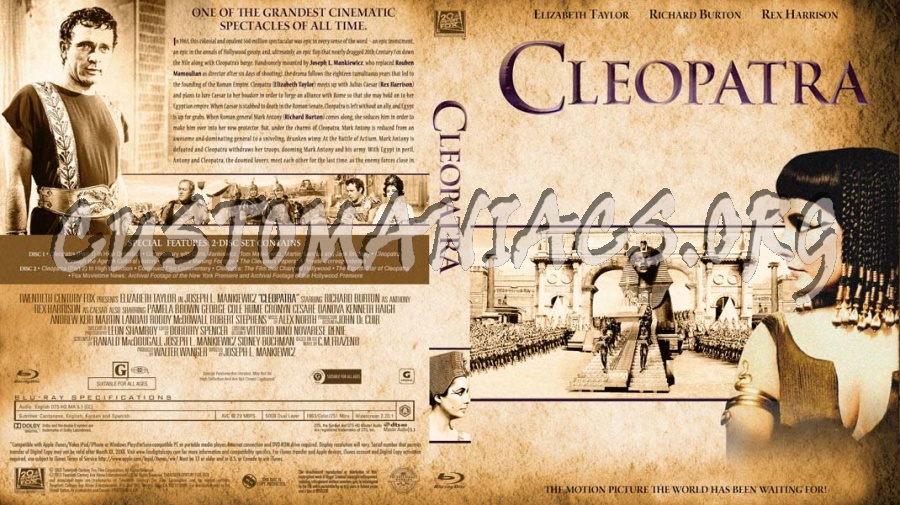 Cleopatra blu-ray cover
