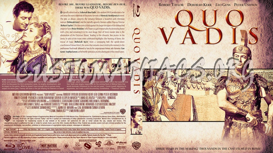 Quo Vadis blu-ray cover