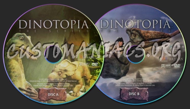 Dinotopia The Series dvd label