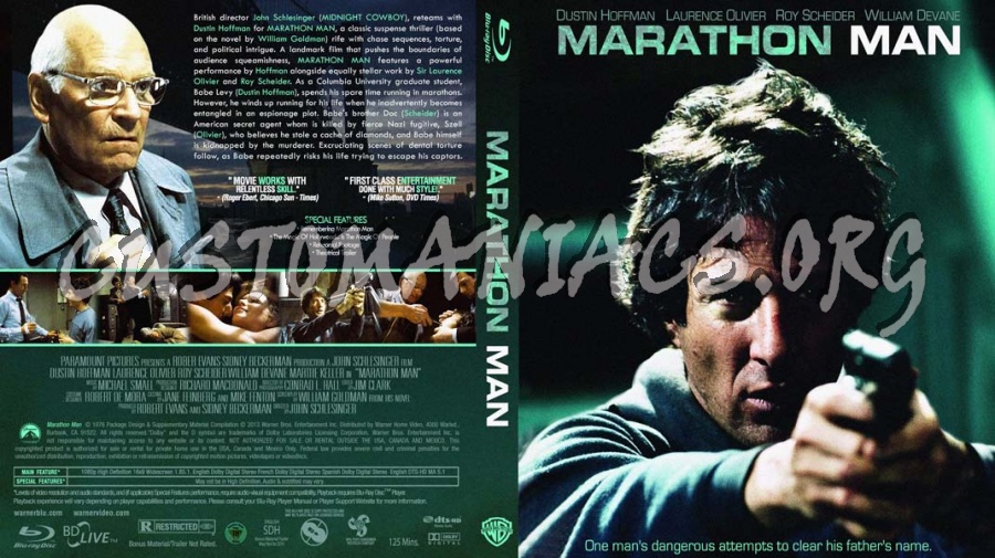 Marathon Man blu-ray cover