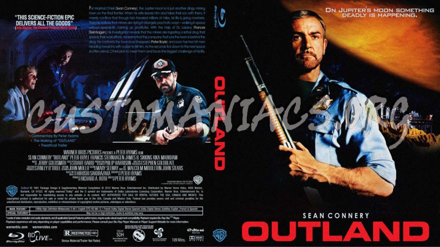 Outland blu-ray cover