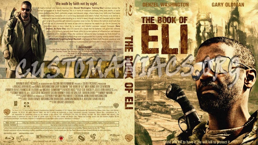 The Book of Eli blu-ray cover