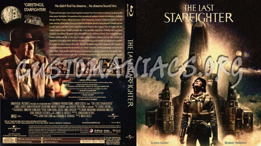 The Last Starfighter blu-ray cover