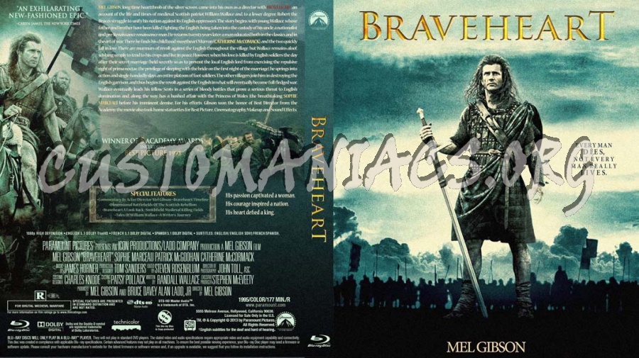 Braveheart blu-ray cover